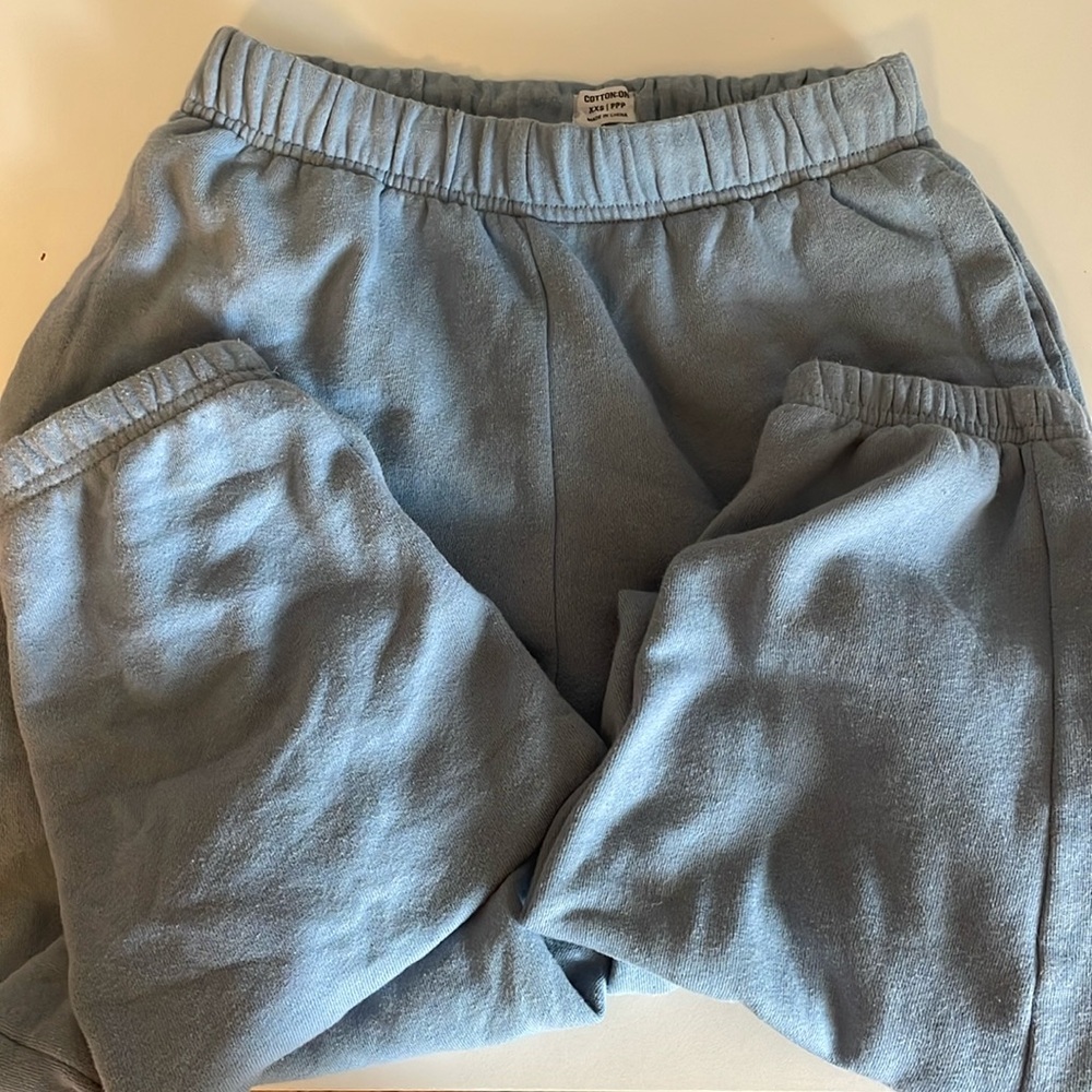 Cotton:On Light Blue Sweatpants/Joggers